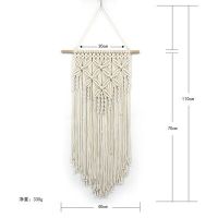 2023ใหม่แขวนผนัง Macrame พนักพิงโซฟาห้องนั่งเล่นพรมผนังสำหรับตกแต่งตกแต่งบ้านโรงแรมผ้าห่มพรมสิ่งทอ