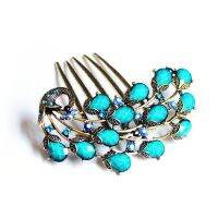 【YF】✒  Peacock Hair Comb Antique Clip Hairpins Headdress Exquisite Jewelry