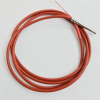 2สาย Pt1000อุณหภูมิ Thermistor ซิลิโคนเจลเคลือบ1.5เมตร Probe 45มม. * 5มม.-50-180องศาเซนติเกรด Rtds