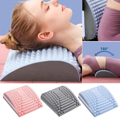 Back Stretch Yoga Lumbar Back Support Posture Corrector Neck Relaxer Lumbar Waist Stretcher Yoga Back Stretcher