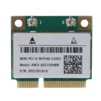 PCI ไร้สาย Mini Pcie การ์ด Wifi ดูอัลแบนด์สำหรับการ์ดเน็ตเวิร์กด่วน802.11ac Ax BT-เข้ากันได้5.2ครึ่งการ์ด Wifi สำหรับรอบ