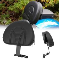 Motorcycle Backrest For Harley Fatboy Heritage Softail 2007-2019 Black Plug-In Adjustable Driver Backrest Kit Rider Backrest