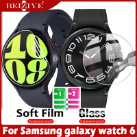 2 PCS ฟิล์มกระจกนิรภัย for Samsung Galaxy Watch 6 classic 43mm 47mm ฟิล์ม watch 6 44mm 40mm Watch6Classic Watch6 ฟิล์ม Soft ฟิล์มกันรอย กันรอย ฟิล์มติดนาฬิกา