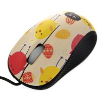 DEGREE USB Optical Mouse 45 (F-49) Yellow/Black