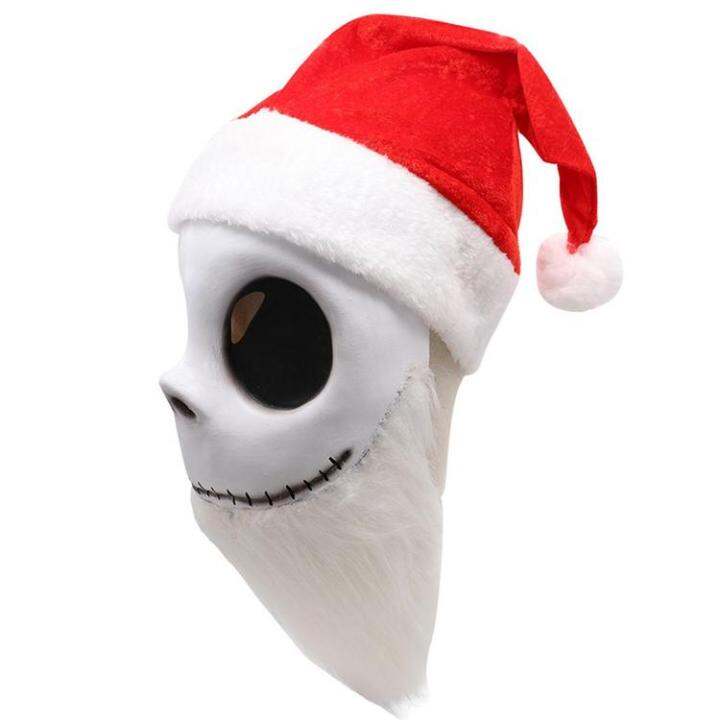 skull-face-cover-christmas-jack-full-face-cover-novelty-christmas-santa-cosplay-costume-headgear-props-for-christmas-masquerade-pretty-good