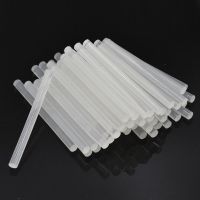 ❧☎♚ 50pcs/Set 7mmx100mm Hot Melt Gun Glue Sticks Plastic Transparent Solid Adhesive Home Power Heat Pistol Tool Accessories