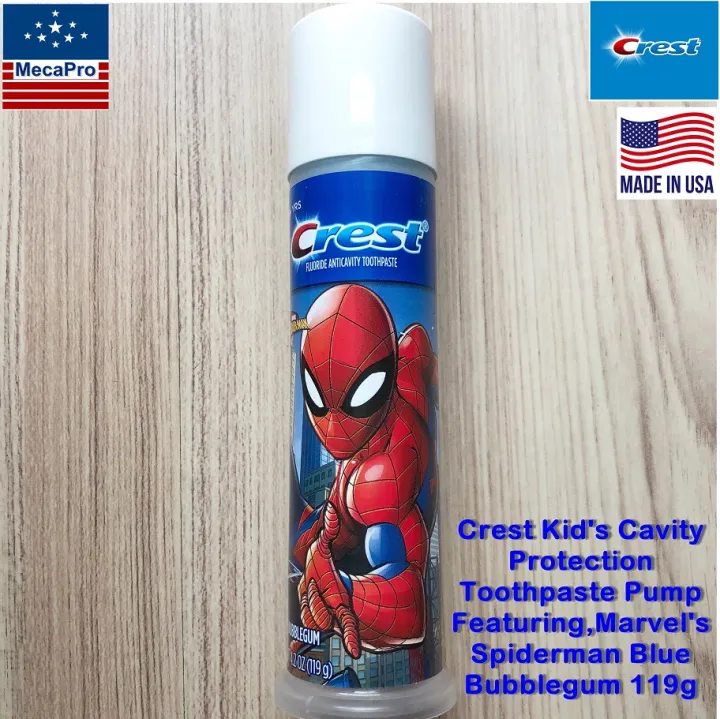 Crest® Kid's Toothpaste Pump, featuring Marvel's Spiderman, Strawberry