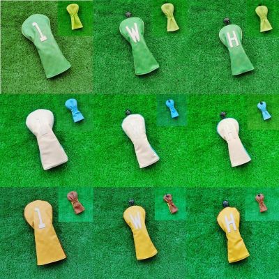 ✒ Golf club cover Golf fan products Golf wood club cover Driver protection cover Anti-friction club head cap cover high quality PU
