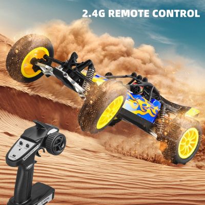 Lamontuo 4Wd รถ Rc สำหรับเด็ก,1:12รถแข่งของเล่น2.4กรัมมอเตอร์ไฟฟ้าแรงสูงขับ45กม./ชม.