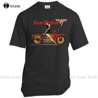 เสื้อยืดแฟชั่นดีไซน์ใหม่เสื้อยืดvan Halen สำหรับทัวร์รถจักรยานยนต์2012พินอัพพิมพ์ลายเสื้อ100% ผ้าฝ้ายฤดูร้อนใหม่คอกลมราคาถูกเสื้อยืดตลกแบรนด์เสื้อยืดผู้ชาย Xs-3xl สไตล์ป๊อปยูนิเซ็กส์