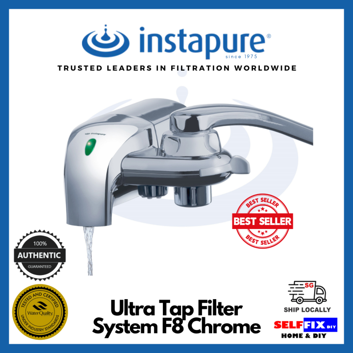 Instapure F8 Ultra Tap Filter System Chrome 100 Authentic Lazada Singapore 