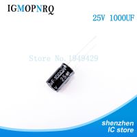 20PCS/LOT Aluminum electrolytic capacitor 1000uF 25v 10x17 Electrolytic Capacitor 25v 1000uf Hot sale