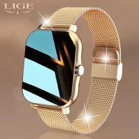 LIGE 2022 Men Smart Watch Women 1.69 Inch Full Touch Sports Fitness celet Bluetooth Call Smart Clock Ladies Smartwatch Men