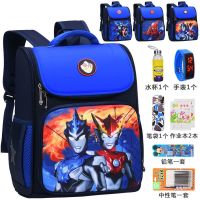 【Hot Sale】 school students schoolbags for grades 1-3-6 reduce the burden of childrens boys kindergartens to protect spine Korean version backpack