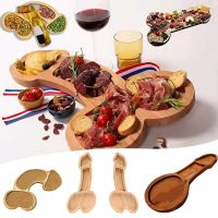 24/40cm Tray Funny Penis Shape Aperitif Board Cheese Board Set Unique Wooden Cheese Servers Cheese Tray Charcuterie Novelty Tray Baking Trays  Pans