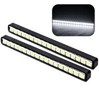 18 LEDs super bright รถยนต์ไฟทำงานกลางวันรถยนต์กลางวันไฟ LED DRL กันน้ำรถจัดแต่งทรงผม