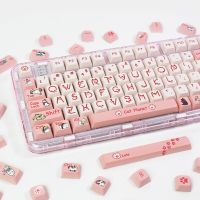 131Keys Cute Cat Planet Caps Set XDA Profile PBT for Mechanical Keyboard Dye Sublimation Graffiti Custom Backlit Gaming Keycaps