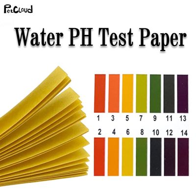 80 Strips/ book Professional 1-14 PH Test Paper PH Litmus Paper Aquarium Water Quality Test Soil Test With Control Card PetCloud Inspection Tools