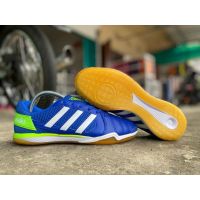 ▪✠ Soccer Shoes Futsal Adidas77 Top Sala IN - Glory Blue Kasut Bola Sepak