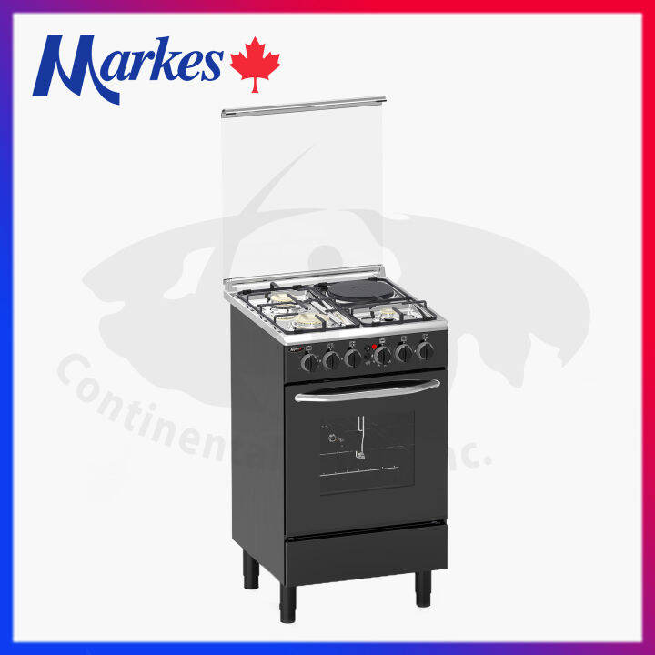 Markes Bourdaine Black Enamel Finish Gas Range MREB50 Lazada PH