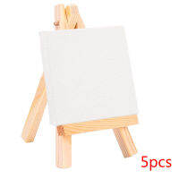 5 Set Mini Blank Canvas Painting Acrylic Paint Easel Art Supplies Artist Stationery Kids Gifts Home Decoration Accessories Sets