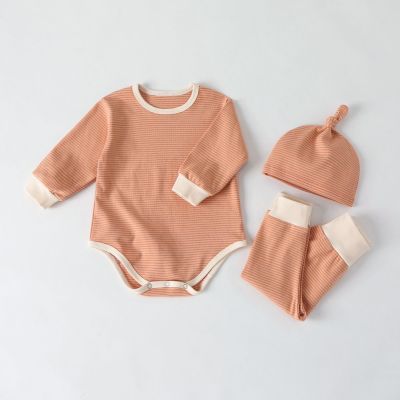 Infant Clothing For Baby Girls Clothes Set New Autumn Winter Newborn Baby Boy Clothes Rompers+Pants+Hat Outfits Baby Costume