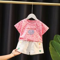 Summer Kids Baby Girls Clothes Sets Tee Shirt + Shorts Pants Infant Toddler Clothing Suits Girl Outfits Casual Costume 1 2 3 4 Years