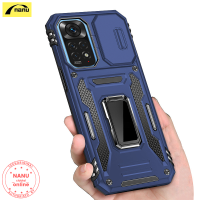 【 Nanu】for Xiaomi Redmi Note 11 11S 11pro 4G 5G Global 360 Metal Bracket Bracelet Armor Fall Proof Mobile Phone Case Magnetic Suction Lens Push Window Protection โทรศัพท์มือถือเคสห่อหุ้ม