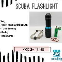 Scuba Mini Flashlight underwater 100m ไฟฉายดำน้ำลึก 100เมตร พร้อมส่งจากไทย