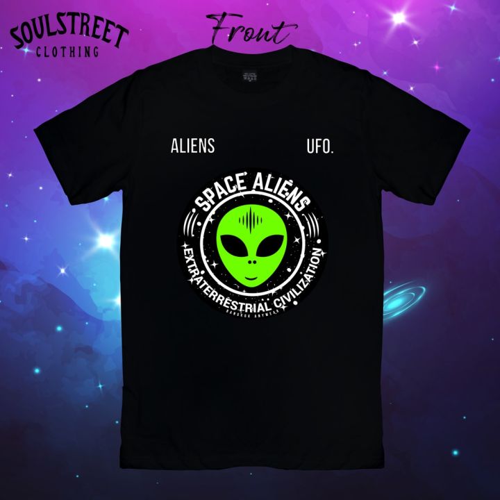 dsl001-เสื้อผู้ชายเท่ๆ-เสื้อผู้ชายวัยรุ่น-เสื้อยืด-soulstreet-clothing-ลาย-space-alien-ขนาด-m-4xl-เสื้อยืดผู้ชาย-เสื้อยืดราคาถูก