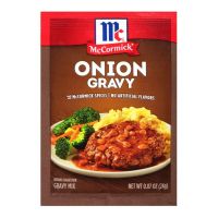 Items arrival♦  (2 Pcs)♦ แม็คคอร์มิค เกรวี่ ออนเนียน เครื่องปรุงรสมิกซ์ รสหัวหอม 24 กรัม - Onion Gravy Seasoning Mix 24g McCormick brand♦