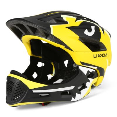 Lixada Kids Detachable Full Face Bike helmet Childrens Sports Child Cycling mtb Motorcycle Skateboarding Roller Skating Helmet