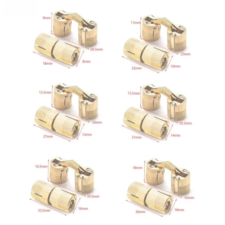 copper-brass-furniture-hinges-8-18mm-cylindrical-hidden-cabinet-concealed-invisible-door-hinges-for-hardware-gift-box