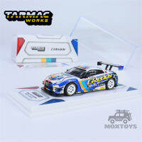 Tarmac ทำงาน1:64นิสสัน GTR R35ความไว้วางใจรถโมเดล Diecast E-Racing