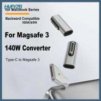 หัวเชื่อมต่อ HVEYZB Type-C Female To Magsafe 3 Converter 140W หัวชาร์จ PD แล็ปท็อปความเร็วสูง28V 5A USB-C Ic อะแดปเตอร์สำหรับ MacBook Air/pro