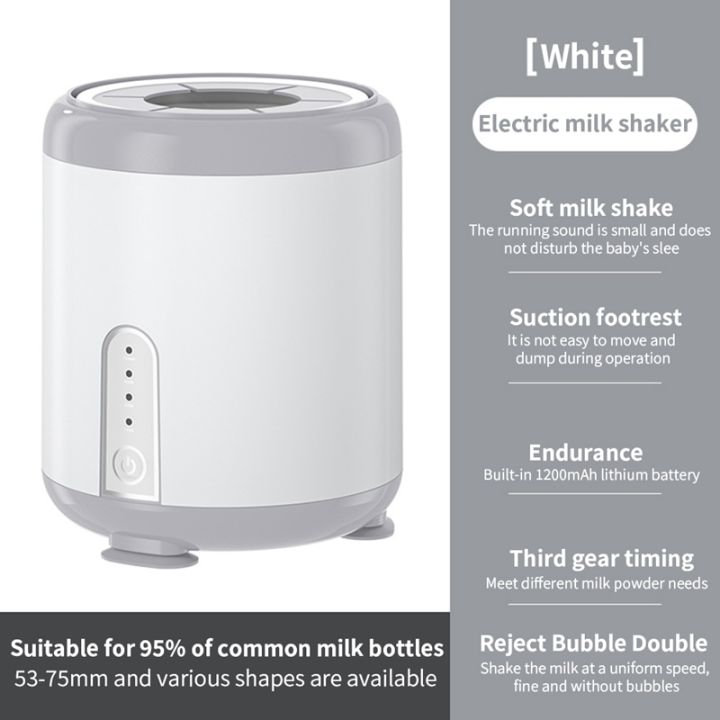 1-set-53-75mm-electric-baby-milk-shaker-milk-bottle-milk-mixer-1200mah-full-automatic-three-gear-adjustable-rechargeable-green