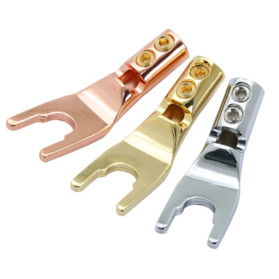 หัว Spade Connector Copper 6N Plated Copper / Gold / Rhodium audio grade  / ร้าน All Cable