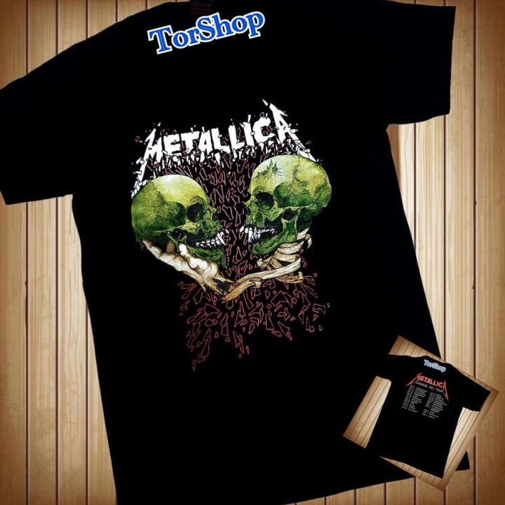 miinshop-เสื้อผู้ชาย-เสื้อผ้าผู้ชายเท่ๆ-เสื้อวง-acdc-เสื้อวง-metallica-ไม่มีตะเข็บข้างลำตัว-เสื้อผู้ชายสไตร์เกาหลี