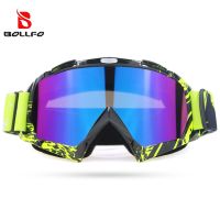 Retro Motocross Goggles for Men Motorcycle Glasses Windproof UV400 Half Face Helmet Goggles ATV Off Road Skiing Cycling Sunglass