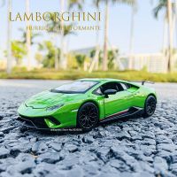 Bburago 1:32 Lamborghini Hurricane Performante sound and light alloy simulation pull back car model carton box alloy car model