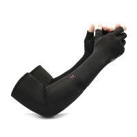 ℡❧✎ Summer Ice Cool Men Women Arm Sleeve Running Cycling Fishing Sport Bike Gloves 5-finger Cuff Sun UV Protection Arm Cover