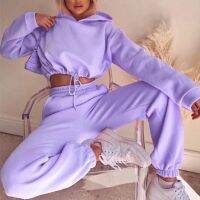 【DT】hot！ Womens Clothing Loose Long-Sleeved 2022 New Two-Piece Set Sweatshirt