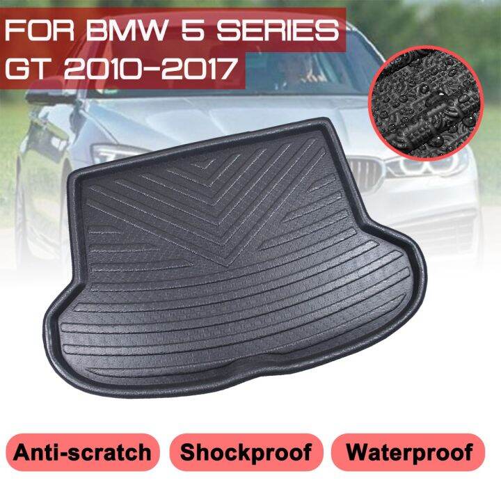 สำหรับ-bmw-5-series-gt-2010-2011-2012-2013-2014-2017พรมปูพื้นรถยนต์พรมด้านหลังลำต้นป้องกันโคลนปก