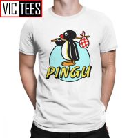 Men Penguin Nut Pingu Tshirt Series Cartoon Meme 80S 90S Retro Cute Funny 100 Percent Cotton Funny T-Shirt