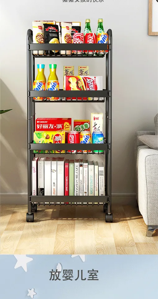 Kitchen Storage Rack Household Storage Article Storage Shelf Floor Multi  Layer Products Complete Collection Trolley