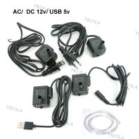 5types Ultra-quiet Mini Brushless AC DC USB Fountain Water Pump Submersible 5V 12V 5W-10W 200-400L/H Lift Aquarium Circulating YB23TH