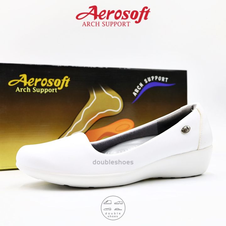 aerosoft-รองเท้าพยาบาล-รองเท้าหนัง-รุ่น-cw3133-สีขาว-สีดำ