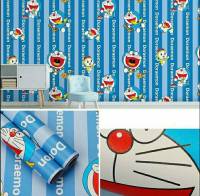 kawaiibed WallDO7 วอลเปเปอร์สติ๊กเกอร์คิตตี้ ขนาดกว้าง 45 เซน ยาว 10 เมตร ราคาถูกสุดๆ