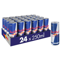 Red Bull Energy Drink เรดบูล เอนเนอร์จี ดริ๊งค์ เครื่องดื่มชูกำลัง 250 มล.แพ็ค 24 กระป๋อง