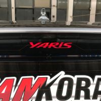 ป้ายไฟเรค"YARIS"  yaris 2014-2022งานตัดอคิลิค